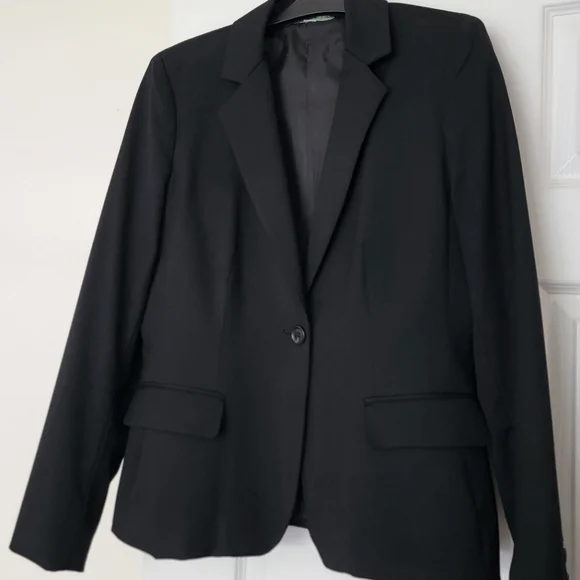 Calvin Klein Classic Black Women's Blazer, Size 8 - Picture 4 of 10